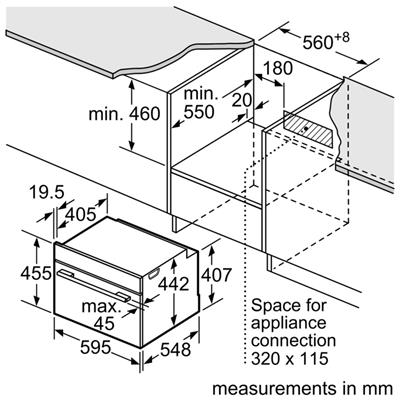 Bosch csg656bs1 духовой шкаф