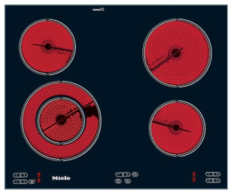KM541-Miele-Keramische-kookplaat