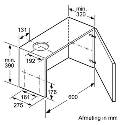 Siemens downdraft afzuigkap