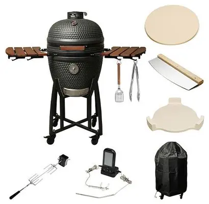 KAMADOSETBLACK-bigbearbbq-Barbecues-buitenkeukens